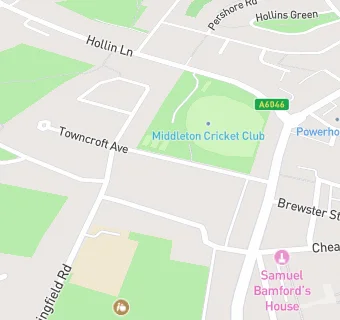 map for Middleton Cricket Club