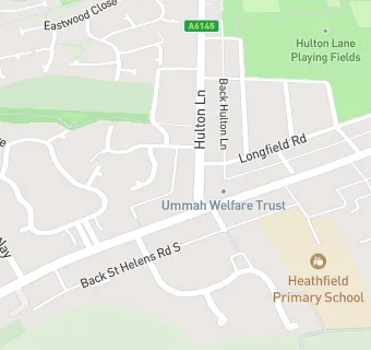 map for Hulton Fish Bar