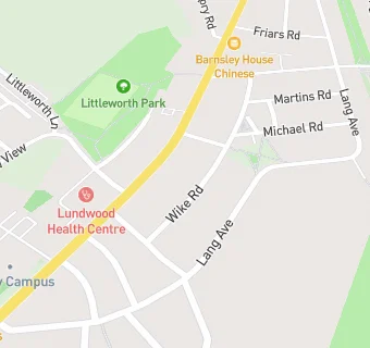 map for Burton Grange Community Centre