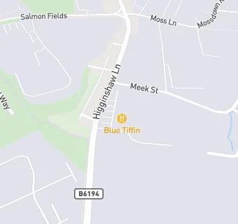 map for Blue Tiffin Restaurant