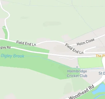 map for Holmbridge Cricket Club