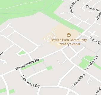 map for Bowlee Community Primary School