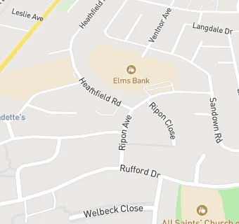 map for T(n)S Catering Management Ltd @ Elms Bank