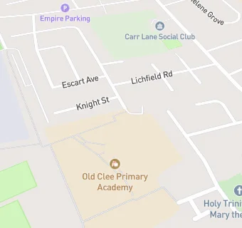 map for Old Clee Infants' School