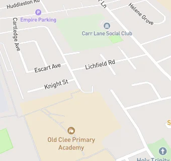 map for Old Clee Primary School