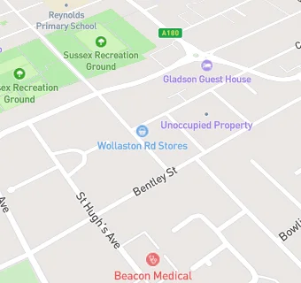 map for Wollaston Road Stores