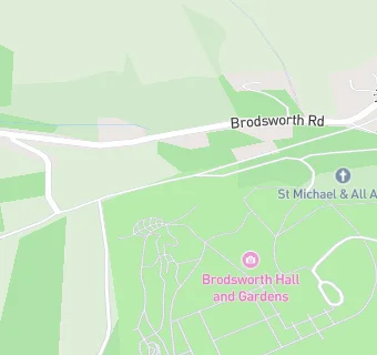 map for Brodsworth Hall Tea Rooms