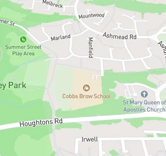 map for Cobbs Brow School