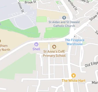 map for Orian at St Anne's C.E. (Aided) Primary School