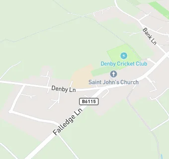 map for Denby Church of England Voluntary Aided First School