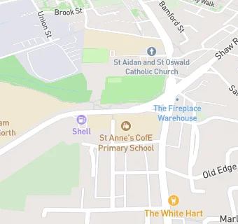 map for St Annes Care Club