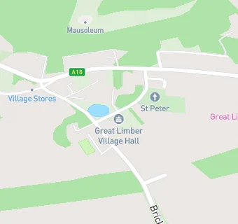 map for Great Limber Village Hall