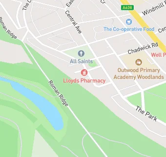 map for Woodside Surgery