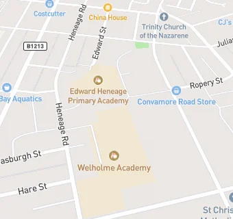 map for Welholme Academy