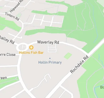 map for Hollin Primary School