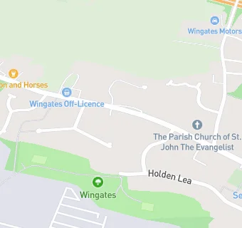 map for Wingates Residential Home