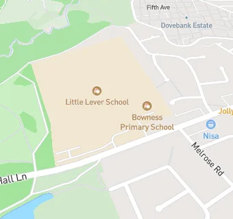 map for Little Lever School