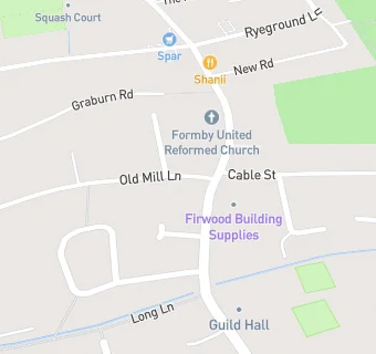 map for Formby Elim Church