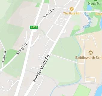 map for Saddleworth High School