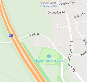 map for Higham Cricket Club