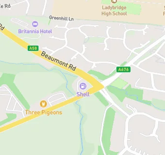 map for Shell Beaumont