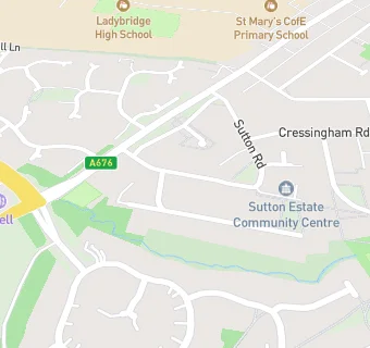 map for Sutton Estate Community Centre