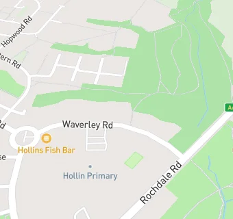 map for Hollin Primary School