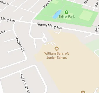 map for William Barcroft Junior School