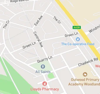 map for All Saints Community Centre