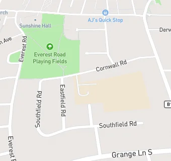 map for Grange Lane Junior School