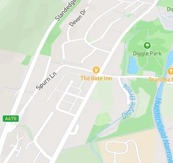 map for Diggle Chippy