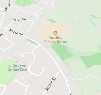 map for Masefield C.P. School