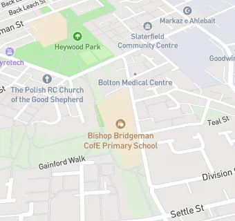 map for Bishop Bridgeman CofE Primary School