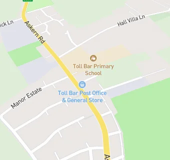 map for Toll Bar Primary School