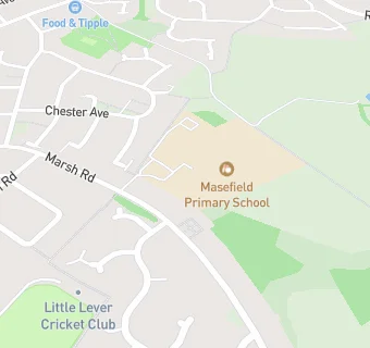 map for Masefield Primary School