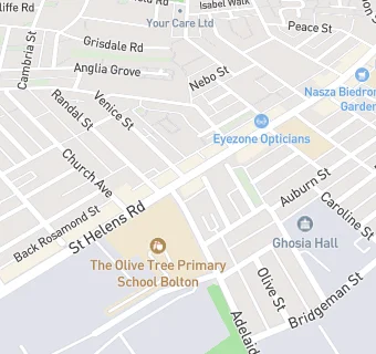 map for The Olive Tree Primary School
