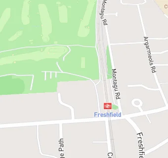 map for Formby Ladies' Golf Club