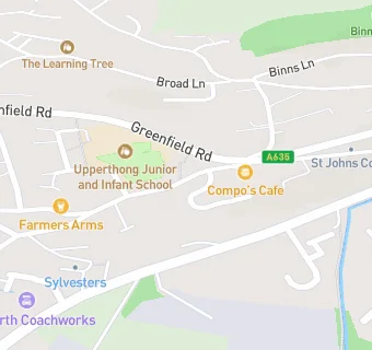 map for Upperthong Junior And Infant School