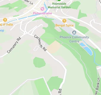 map for Holmfirth Junior Infant and Nursery School