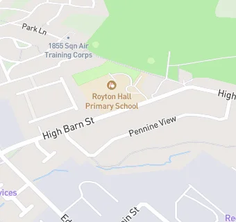 map for Royton Hall Primary School