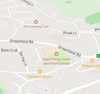 map for Upperthong Junior and Infant School