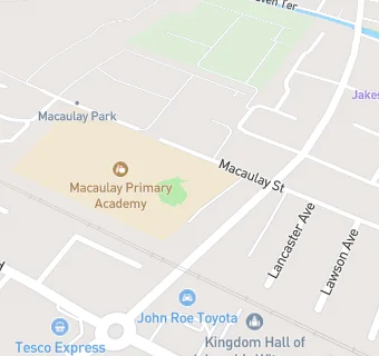 map for Macaulay School