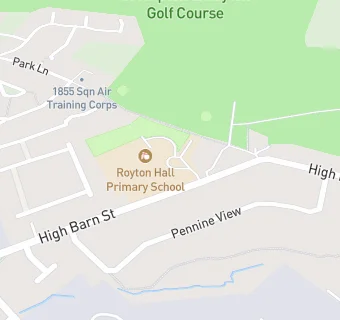 map for Royton Hall Primary School