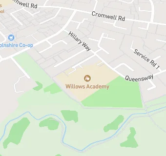 map for Willows Primary School