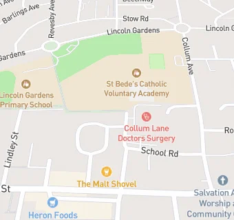 map for Ashby Clinic And Childrens Centre