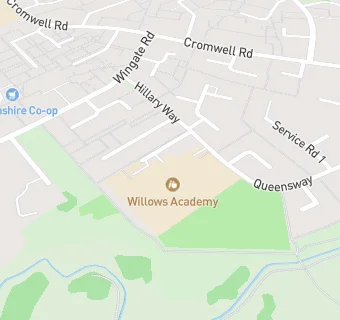 map for Willows Primary Academy & Breakfast Club