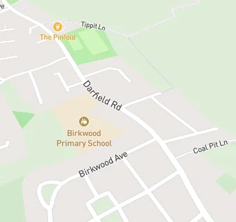 map for Birkwood Primary School