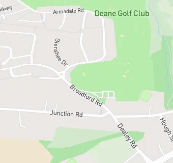 map for Deane Golf Club