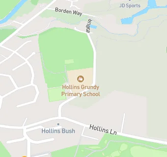 map for Hollins Grundy Primary School