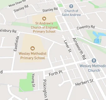 map for Wesley Methodist Primary School